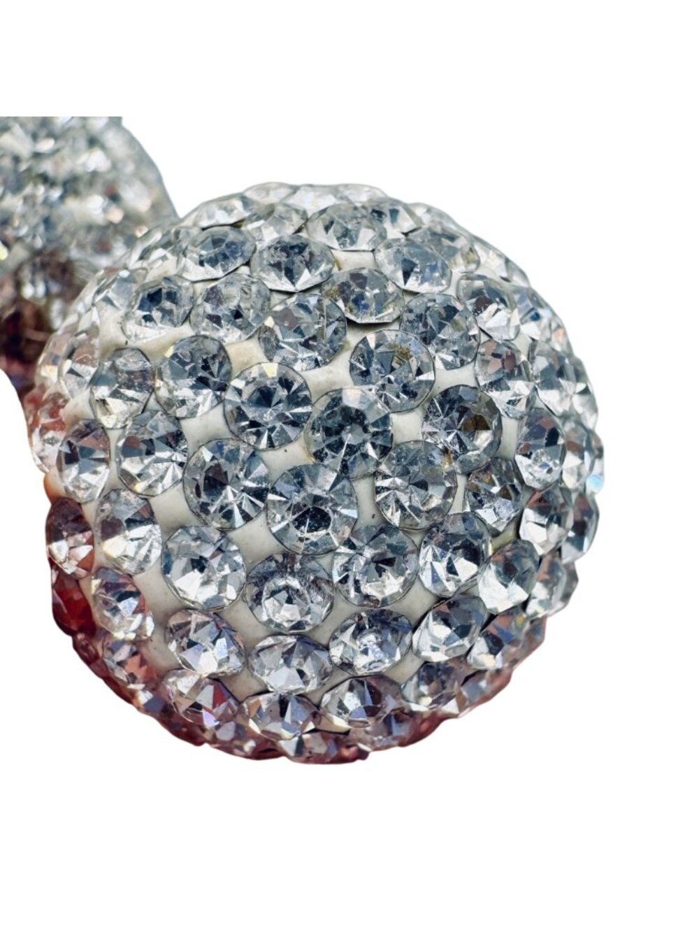 Sparkle Balls Dangle Earrings Disco Bon-Bon Drop Goth Glam Peacock Pink Lot of 3 - Picture 7 of 11